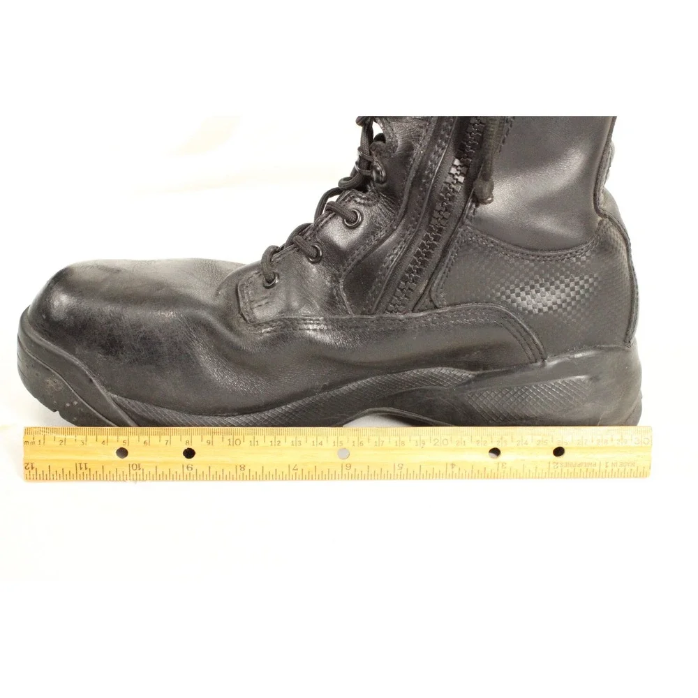 5.11 Tactical ATAC 8 Shield CSA ASTM Mens Black Leather Side Zip Safety Toe Boot